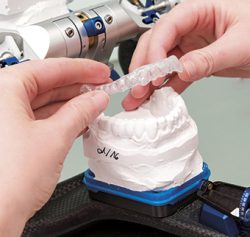 Creating an occlusal splint for patients who grind their teeth