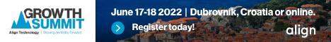 AD: Join Align Technology for their annual Growth Summit 17-18 June 2022, Dubrovnic, Croatia or online